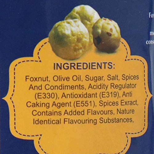 Wonderland Foods - Roasted & Flavoured Makhana (Foxnut) I Tangy Masala & Jalapeno 100g X 2 I Foxnut 200g Jar Combo Pack