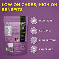 Lo! Low Carb Delights - Keto Nachos (200 g) | 1.9g Net Carb Per | Keto Snacks for Keto Diet | Low Carb Snacks | Diet Snacks Food | Keto Chips style | Zero Added Sugar Namkeen