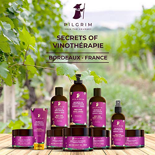 Pilgrim Alcohol Free Red Vine Face Toner, Face Mist Spray For Anti Ageing, Glowing Skin, Dry, Oily Skin, Men & Women,100ml