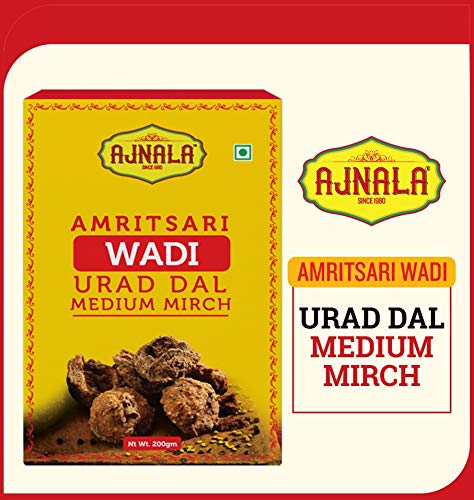 Ajnala Amritsari Urad Dal Medium Mirch Wadi,200 GMS Wadiyan