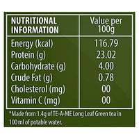 TE-A-ME Purify Long Leaf Green Tea - 200 gms | 100% Natural Ingredients | Zero Calories - Improves Metabolism & Reduces Waist