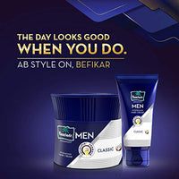 Parachute Advansed Men Aftershower Hair Cream, Classic, Suitable for curly hair, High shine, Mild hold, Contains Coconut milk protein, 100 gm (Pack of 3)