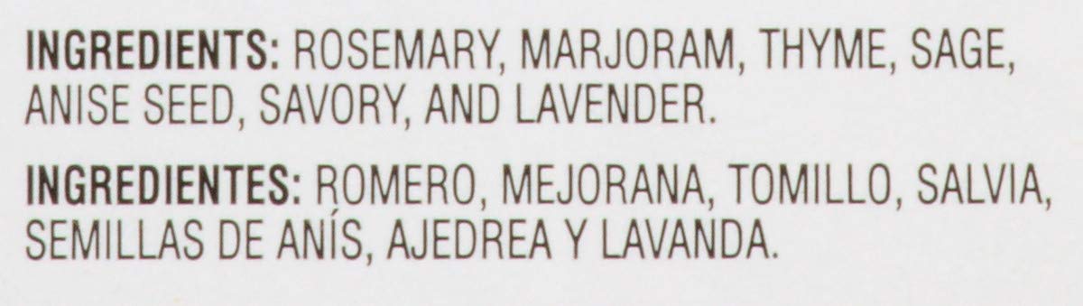 McCormick Culinary Herbes de Provence, 6 oz - One 6 Ounce Container of Herbes de Provence Seasoning, Blend of Rosemary, Thyme, Sage, Lavender and More