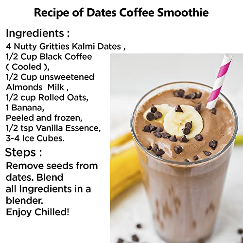 Nutty Gritties Premium Kalmi Dates Pouch, 350g