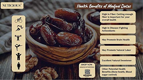 Nuticious Medjool Dates/Khajur - 250 G