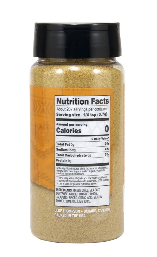 Olde Thompson Giddy-Up Green Chile, Sweet and Spicy Spice Blend, 6.6 oz