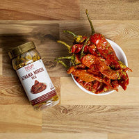 Delight Foods Rajasthani - Athana Mirchi Red 250g Marwari Pickles and Chutney | Pure Mustard Oil Achaar | Stuffed Red Chilly Pickle | No Citric Acid