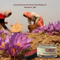 Rasayanam Pure Kashmiri Mongra Saffron/ Kesar | Tested Grade A as per ISO 3632 | From the finest farmland of Pampore, J&K