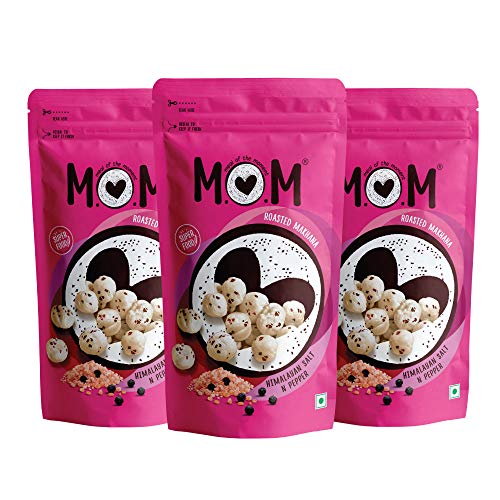 MOM - MEAL OF THE MOMENT Himalayan Salt N Pepper Makhana  (Pack of 3, 60g Each)