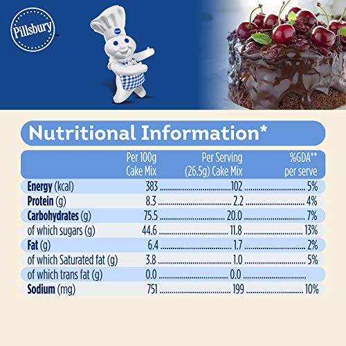 Pillsbury Oven Cake Mix, Rich Chocolate, 285 gm