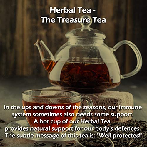 Exotic Aromas Herbal Green Tea, (200 G serves 100 cups) with Ashwagandha, Giloy, Amla, Cinnamon, Fennel, , Peppermint and Moringa, Green Tea for Weightloss, Detox and Immunity