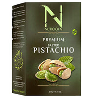 NUTICIOUS Salted Pista(Pistachio/Jumbo Pista) -250 G Dry Fruits