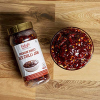 Delight Foods Rajasthani Marwari Pickles and Chutney | Achaar | Chatni | Premium Sweet Red Chilli Jam (Hot & Sweet Spread) 300g | No Onion | No Garlic