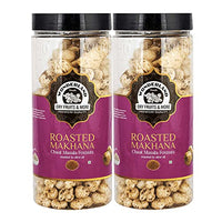 Wonderland Foods - Roasted & Flavoured Chaat Masala Makhana (Foxnut) 200g Jar (100gX2)