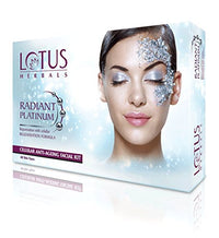 Lotus Herbals Radiant Platinum Cellular Anti-Ageing Facial Kit 5 in 1, 250g