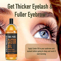 WishCare® Premium Cold Pressed Castor Oil - Pure & Virgin Grade - For Healthy Hair and Skin - 200 Ml