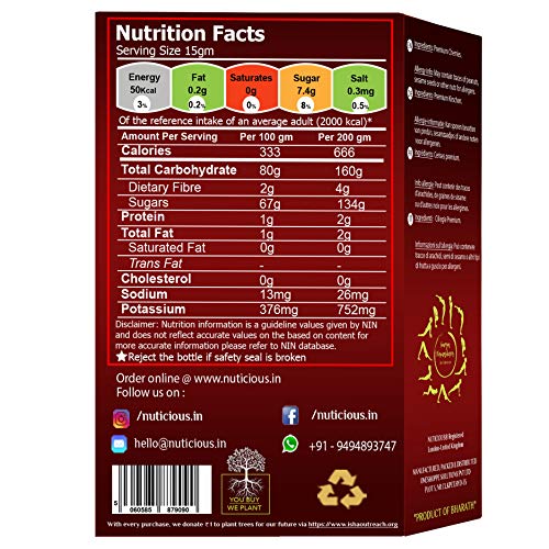 NUTICIOUS Dried Cherries - 250 GM (Dryfruits & Berries,Nuts )