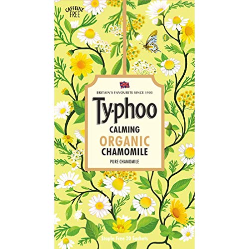 Typhoo Calming Organic Chamomile Tea with Pure Chamomile 20 Tea Bags