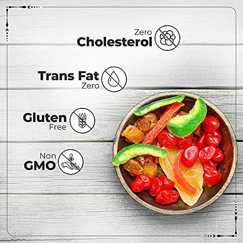 Happilo Premium International Dried Tropical Fruit Medley 200g | Wholesome & Vitamin Rich Healthy Snack | No Artificial Colors, Gluten Free, No Preservatives