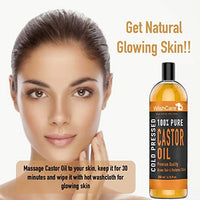 WishCare® Premium Cold Pressed Castor Oil - Pure & Virgin Grade - For Healthy Hair and Skin - 200 Ml