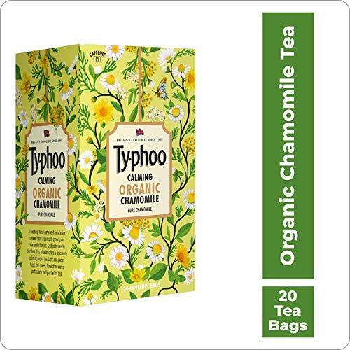 Typhoo Calming Organic Chamomile Tea with Pure Chamomile 20 Tea Bags