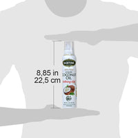 Mantova Coconut Oil, 100% Pure Cooking Oil Spray, perfect for healthy Keto snacks, baking, grilling, seasoning, or cooking, our oil dispenser bottle lets you spray, drip, or stream with no waste, 5 oz