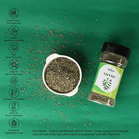 Malikaz' The Royale Taste Dried Thyme Jar, 25 g | Subtle | 100% Natural | No Additives | Easy to add Flavour and Depth to marinades, soups, stews, sauces, Stocks, etc |