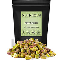 Nuticious Vegan Food Premium Pistachio Kernals /Pista - 250 GM Dryfruits (Jumbo Pista )