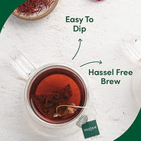 VAHDAM Exotic Darjeeling First Flush Tea Leaves,15 Tea Bag, Long Leaf Pyramid Darjeeling Tea Bags, Aromatic & Flowery, 100% Pure Unblended First Flush Darjeeling Tea