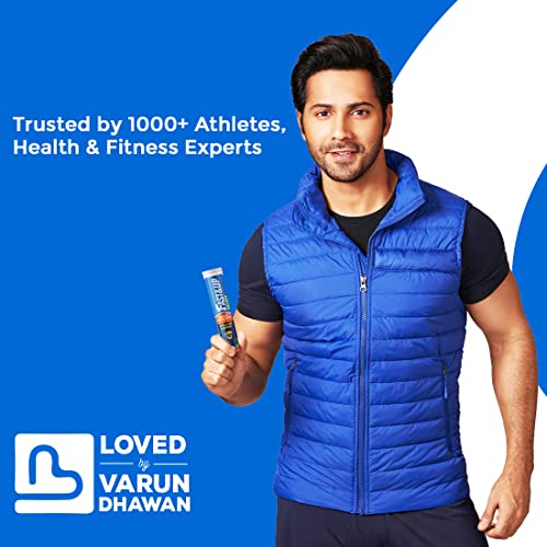 FAST&UP Reload electrolyte energy and hydration - sports drink - 20 effervescent tablets - Mango flavour,Blue