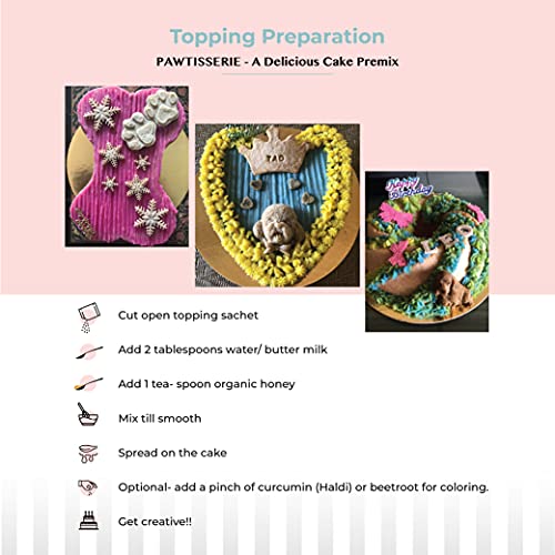 Captain Zack Banana Le Crunch Cake Premix Treats for Pets 220g | With Peanut Butter & Oats | Gluten Free & Dairy Free | 100% Natural Ingredients & Nutritions with Low Calories | No Salt, No Sugar, No Chemicals and Preservatives