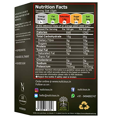 Nuticious Hazelnuts-250 G