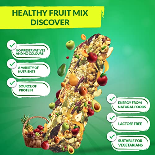NourishVitals Granola Healthy Fruit Mix Snack Bar, 250 g