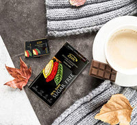 Zevic 70% Belgian Sugar Free Dark Chocolate with Stevia, 96 gm - Pack of 2 VEGAN | KETO FRIENDLY | PLANT SWEETENED| GLUTEN-FREE