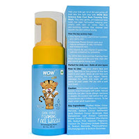 WOW Skin Science Cool Suds Foaming Face Wash with Aloe Barbadensis Leaf & Calendula Flower Extract - Tear Free - No Parabens, Sulphates, Silicones & Color - 100mL