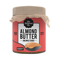 The Butternut Co. Almond Butter Unsweetened, Crunchy 200 gm (No Added Sugar, Vegan, High Protein, Keto)