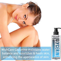 WishCare® Pure & Unscented Glycerine - Pharmaceutical Grade, 100% Vegan, Hypoallergenic - Beauty & SkinCare - 250 Grams