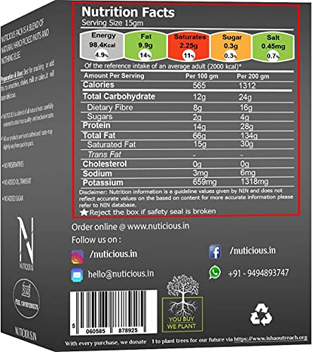 NUTICIOUS Brazil Nut 125 G X 3 Pack of 3)…Dryfruits & Berries,Diwali Gifts ,Diwali Offer ,Nuts