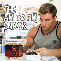 GetKrrackin! Sweet Chilli BBQ Roasted Cashews - 200g PET Jar | Zero Oil, Not Fried | Healthy Nuts | Premium Cashews | Nutrition On The Go| Perfect for workouts | Rich in protein