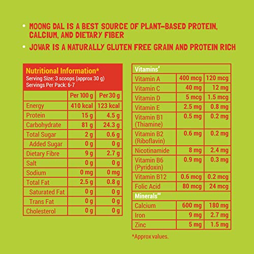 Slurrp Farm Mixed Veg – Moong Dal Khichdi with Real Vegetables Instant Cereal | Healthy Wholesome Food, 200g