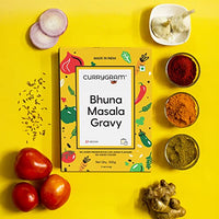 Currygram Bhuna Masala | Ready to Cook | Medium spicy & Serves 4 | Bhuna Masala gravy Pack of - 300g