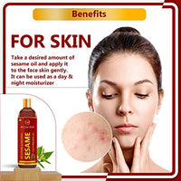 Newish® Cold Pressed Sesame oil for Hair, Skin and Massage (Til Ka Tel / Til Oil) 200ml