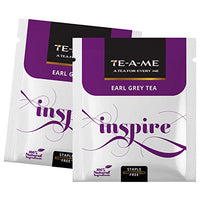 TE-A-ME Inspire Black Citrus Earl Grey Tea, 25 Tea Bags | Natural Bergamot Flavor | Luxurious Tea Bags | Strong & Highly Flavourful