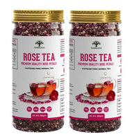 Vanalaya Rose Tea For Glowing Skin, Weight loss Made with 100% Natural Rose Petals (Pack of 2X30gm)