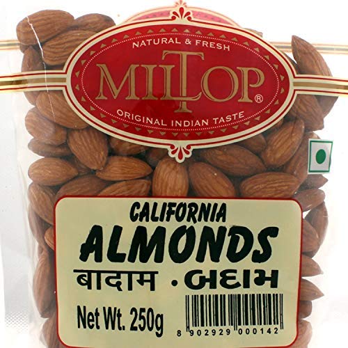 Miltop California Almonds, 250g