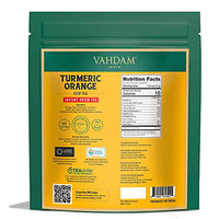 VAHDAM, INSTANT Turmeric Orange Iced Tea Powder (150g) | Himalayan Green Tea Instant Tea Powder with Vitamin C | No Artificial Ingredients | 10 Calorie Instant Orange Ice Tea Powder