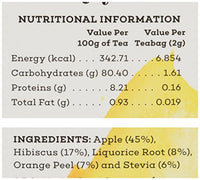 The Hillcart Tales Apple Strudel Dessert Tisane Herbal Tea, (14 Teabags)