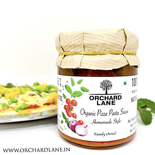 Orchard Lane Organic Pizza Pasta Sauce - No Preservatives Or Chemicals, No Sugar, 200 Grams