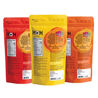 Meal of The Moment Makhana Desi Chaat Super Pack 1 and Meal of The Moment Makhana Tomato Achaari Pack 1, Meal of The Moment Cheddar Cheese Pack 1 60g Each