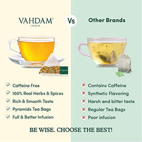VAHDAM - Organic Spiced Turmeric Tea - 50 Herbal Tea Bags | Blend of Turmeric Powder & Fresh Spices | Herbal Tea for Weight Loss | 100% Natural Detox